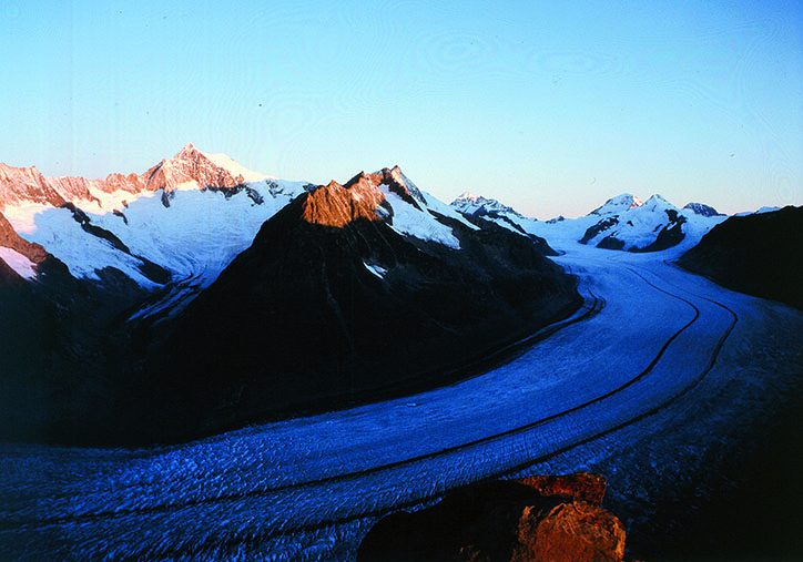 kurort breiten im Aletsch nahe Brig